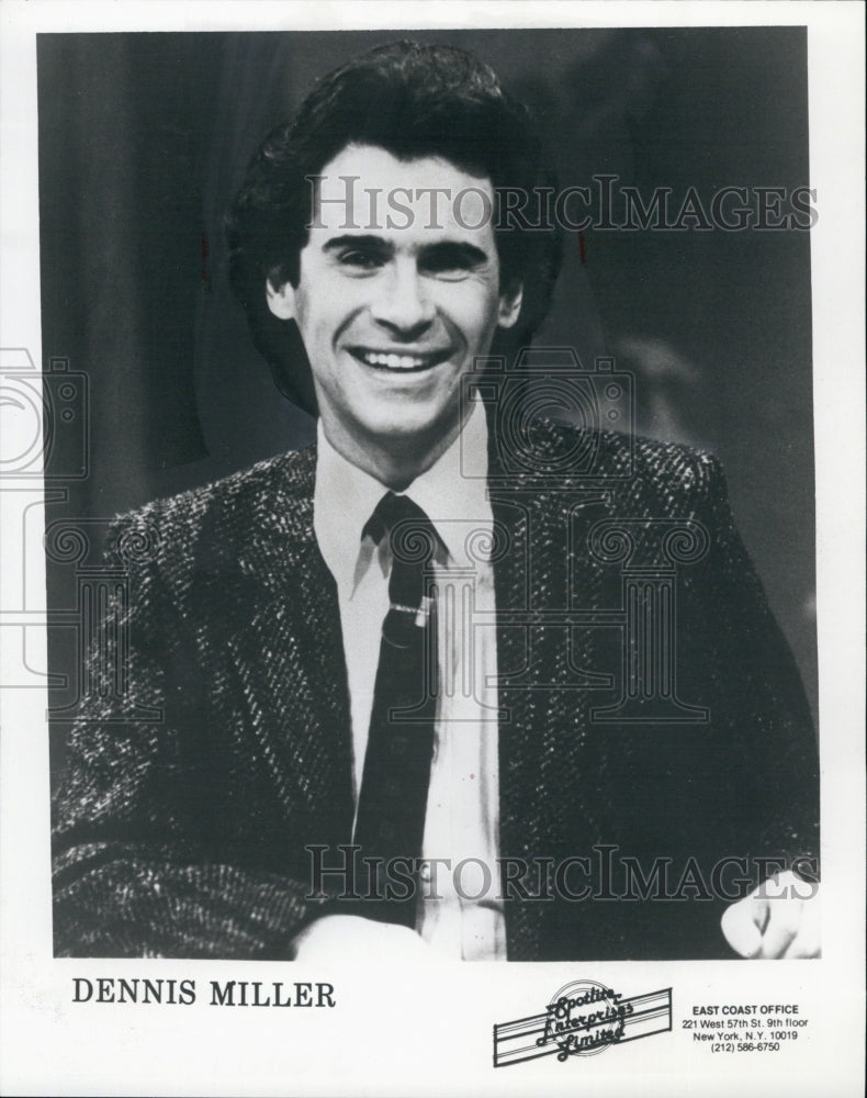 Press Photo Comedian Dennis Miller-Historic Images