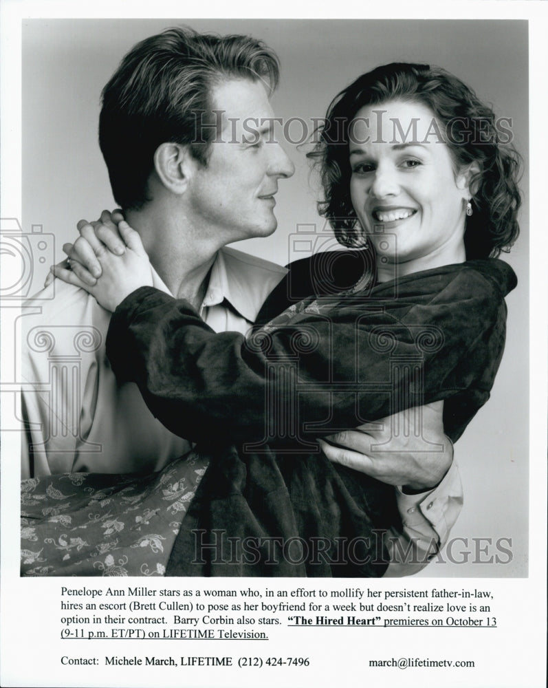 Penelope Ann Miller & Brett Cullen star in "The Hired Heart"-Historic Images