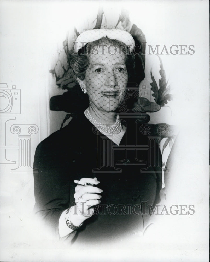 1956 Mrs. Gilbert Miller, Gen.  Chairman of Prof. Children's School-Historic Images