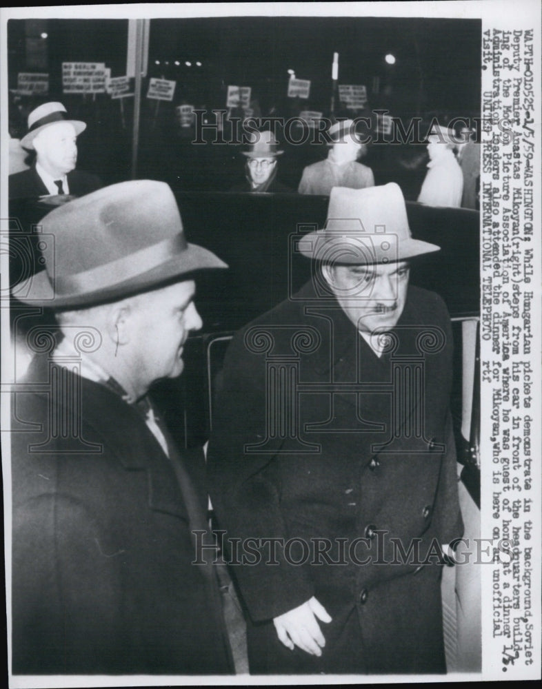 1959 Soviet Dep. Premier Anastas Mikoyan at Motion Picture Assn.-Historic Images