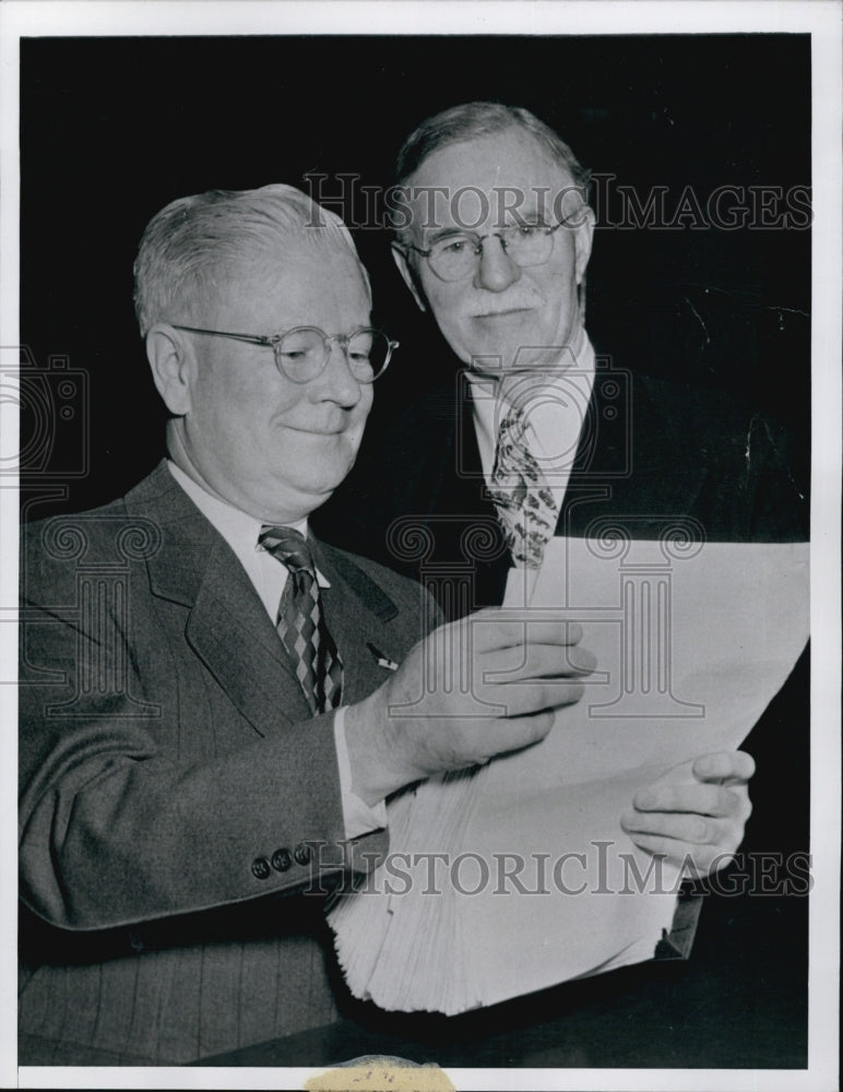 1948 Philip La Follette and Fred Zimmerman, Former Govorners-Historic Images