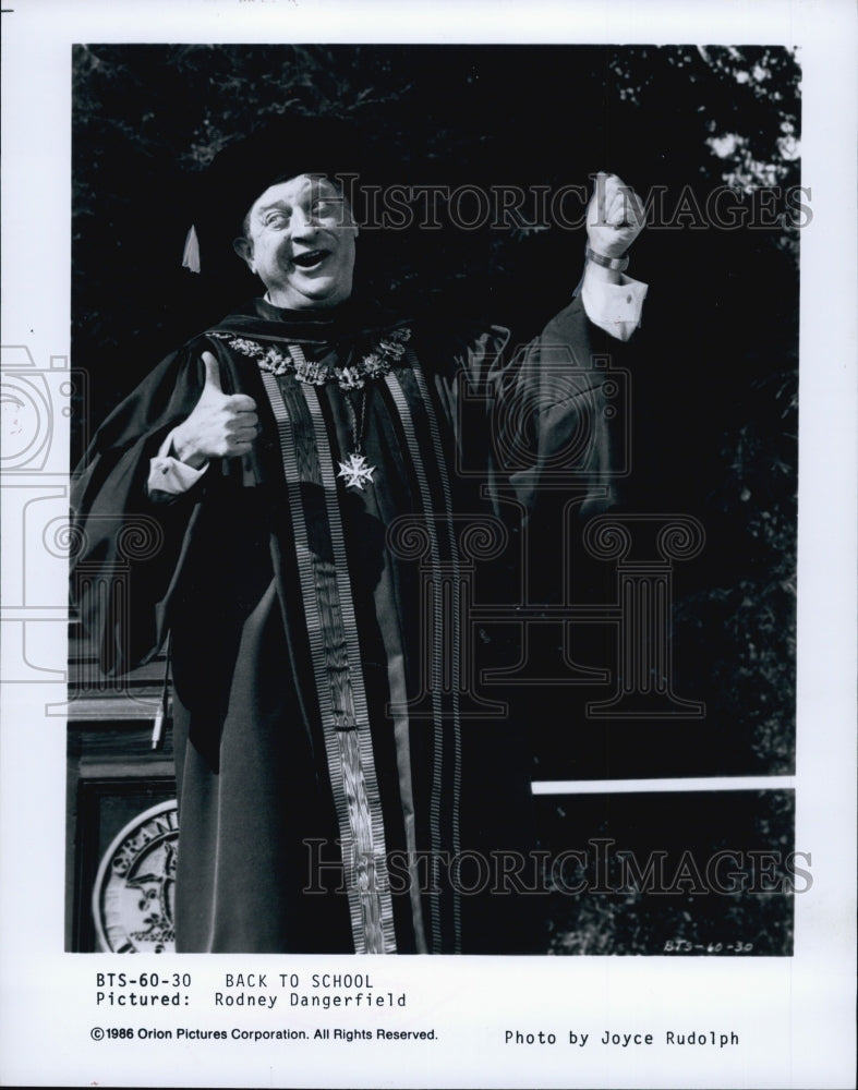 1986 Rodney Dangerfield in "Back to School"-Historic Images