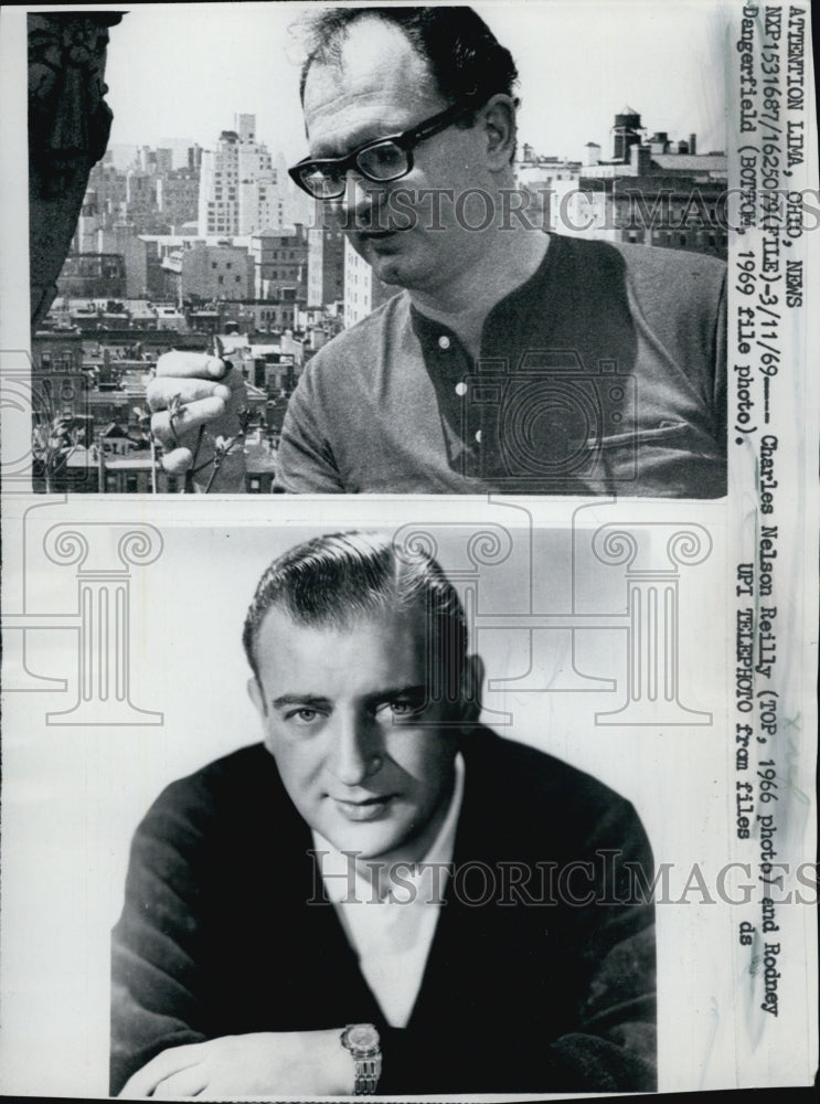 1969 Rodney Dangerfield, Charles Nelson Reilly-Historic Images