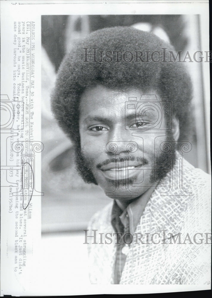 1973 Country Musician Singer Songwriter O  B McClinton-Historic Images