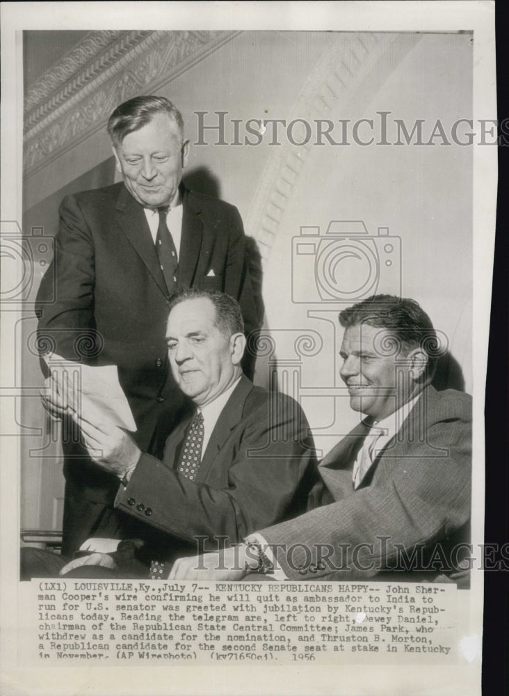 1956 Republican Chairman Committee Dewey,James Park, John Sherman-Historic Images