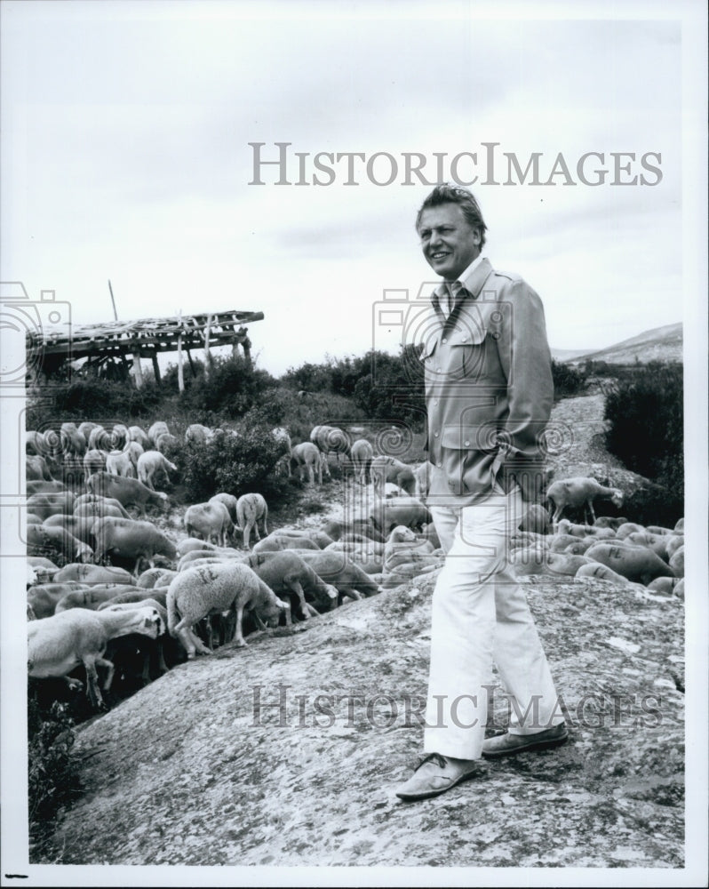 Naturalist Sir David Attenborough public TV "The First Eden"-Historic Images