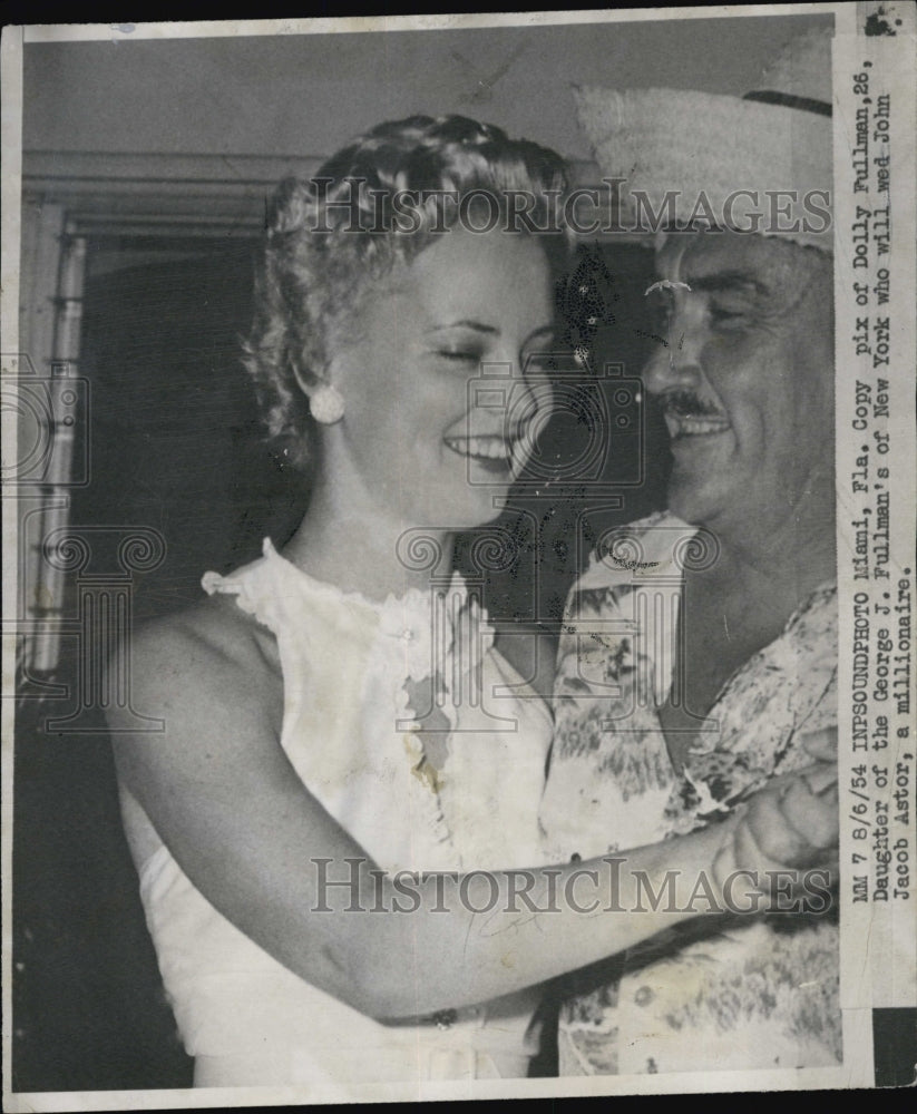 1954 Dolly Fullman will wed Millionaire John  Jacob Astor-Historic Images