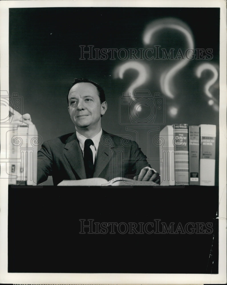 1955 John Daly ABC TV Host Who Said That-Historic Images