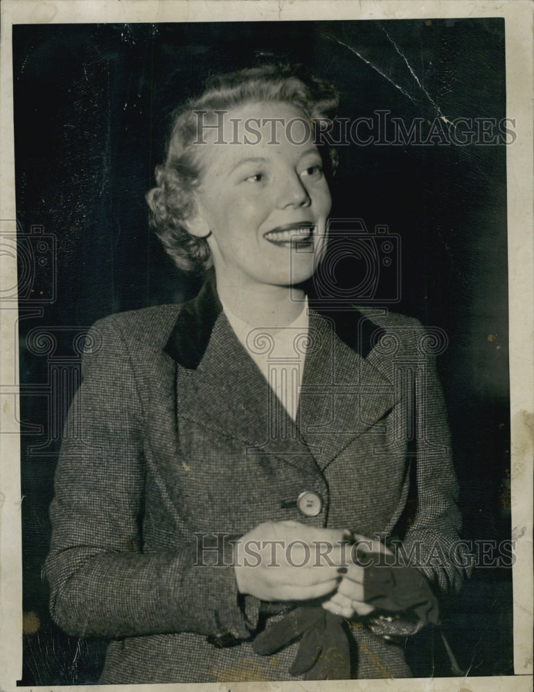 1952 Press Photo Virginia Warren Daughter California Governor Earl Warren - Historic Images