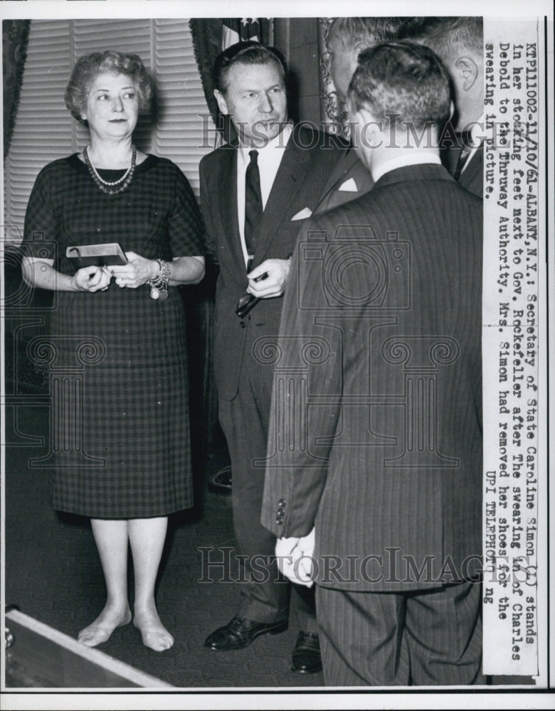1961 Charles Debold Caroline Simon Nelson Rockefeller-Historic Images