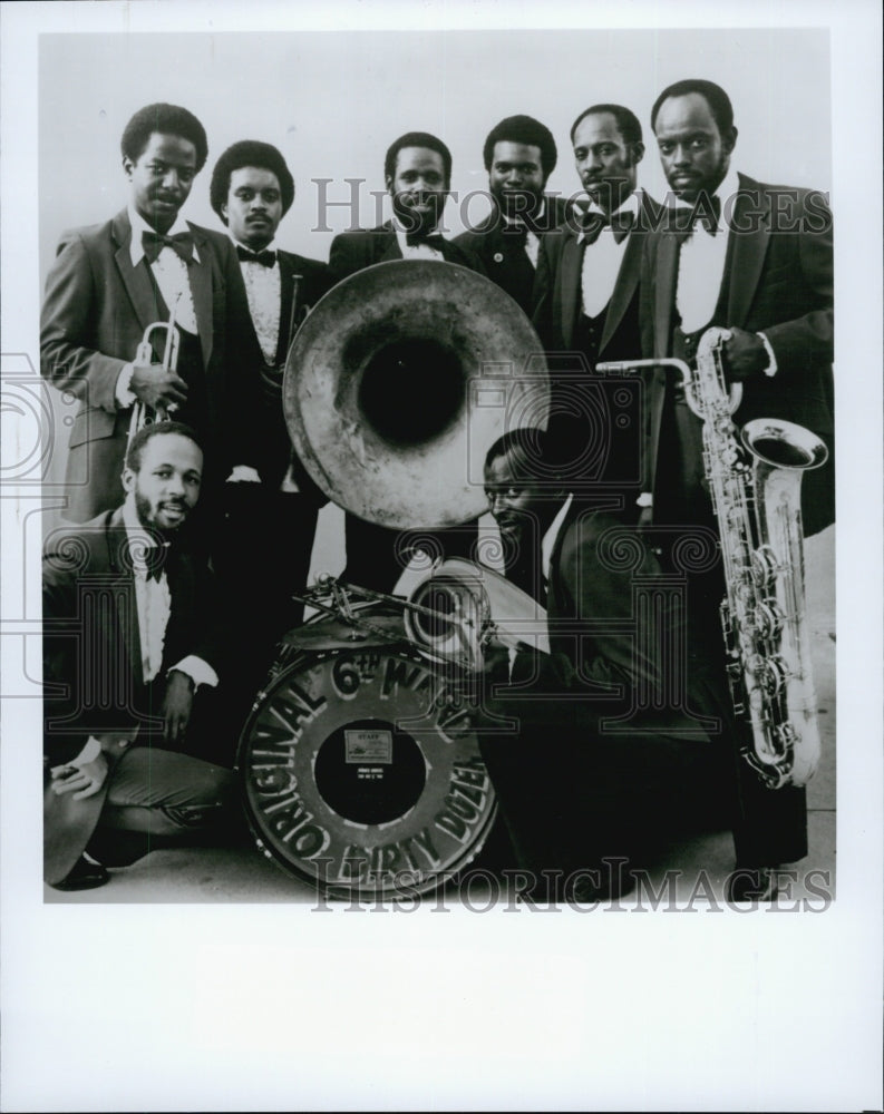 Press Photo Band Members of &quot;The Dirty Dozen&quot; - Historic Images