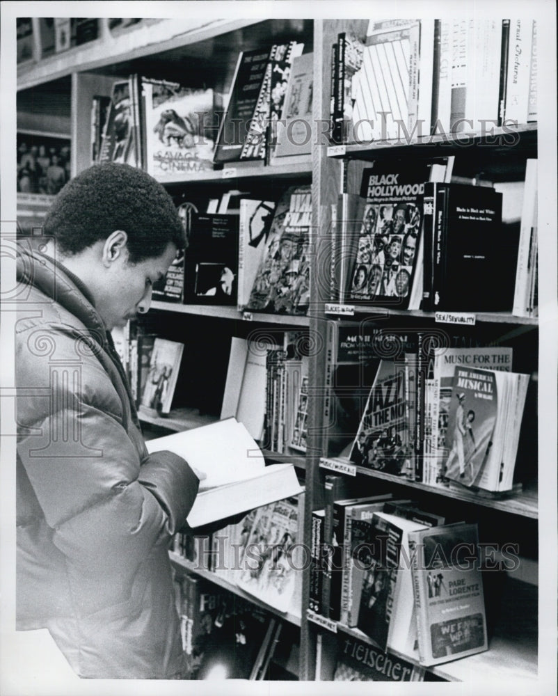 1978 Browsing in Movie Store in Cambridge-Historic Images