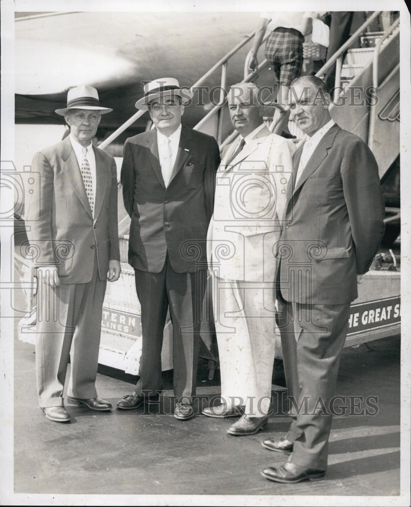 1956 John Lynch Dem State Chairman Paul Dever State Com Chairman-Historic Images