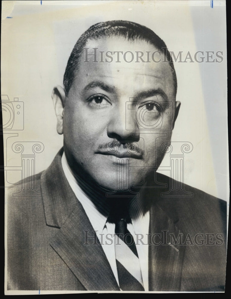 1966 Carl T. Rowan, former director of US Information Service-Historic Images