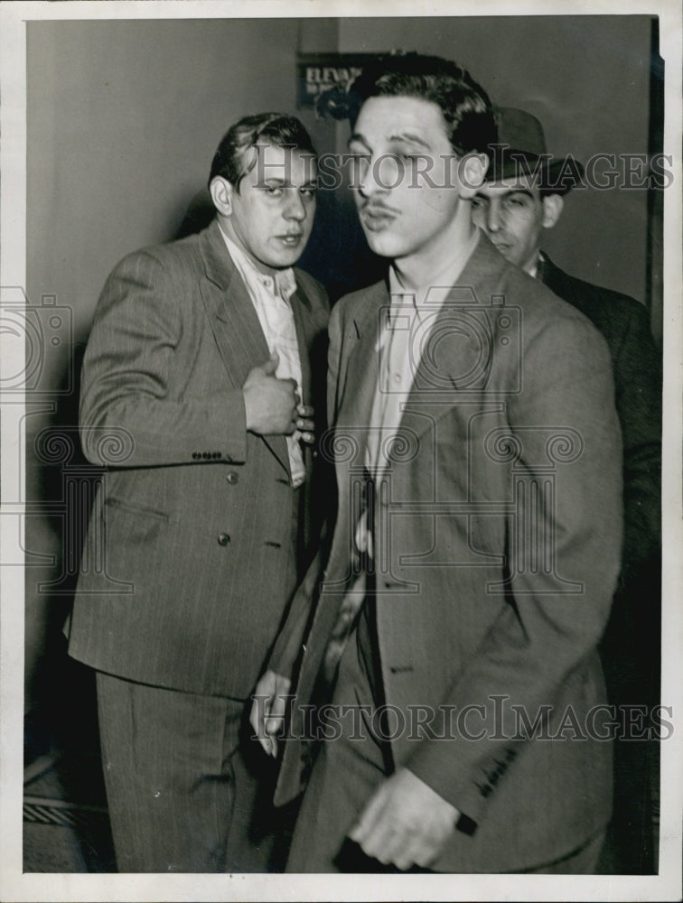 1944 Gus Skartsivas & Henry Catinella busted for hoarding gas ration-Historic Images