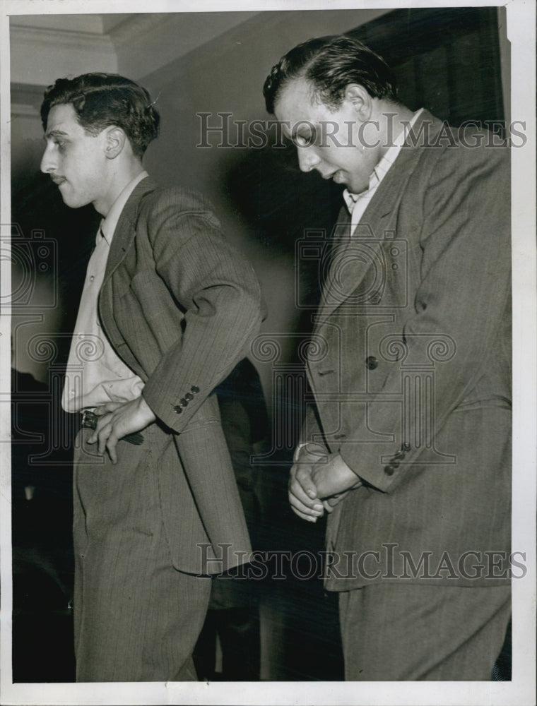 1944 Skartsivas & Catinella busted for gas ration stamps-Historic Images