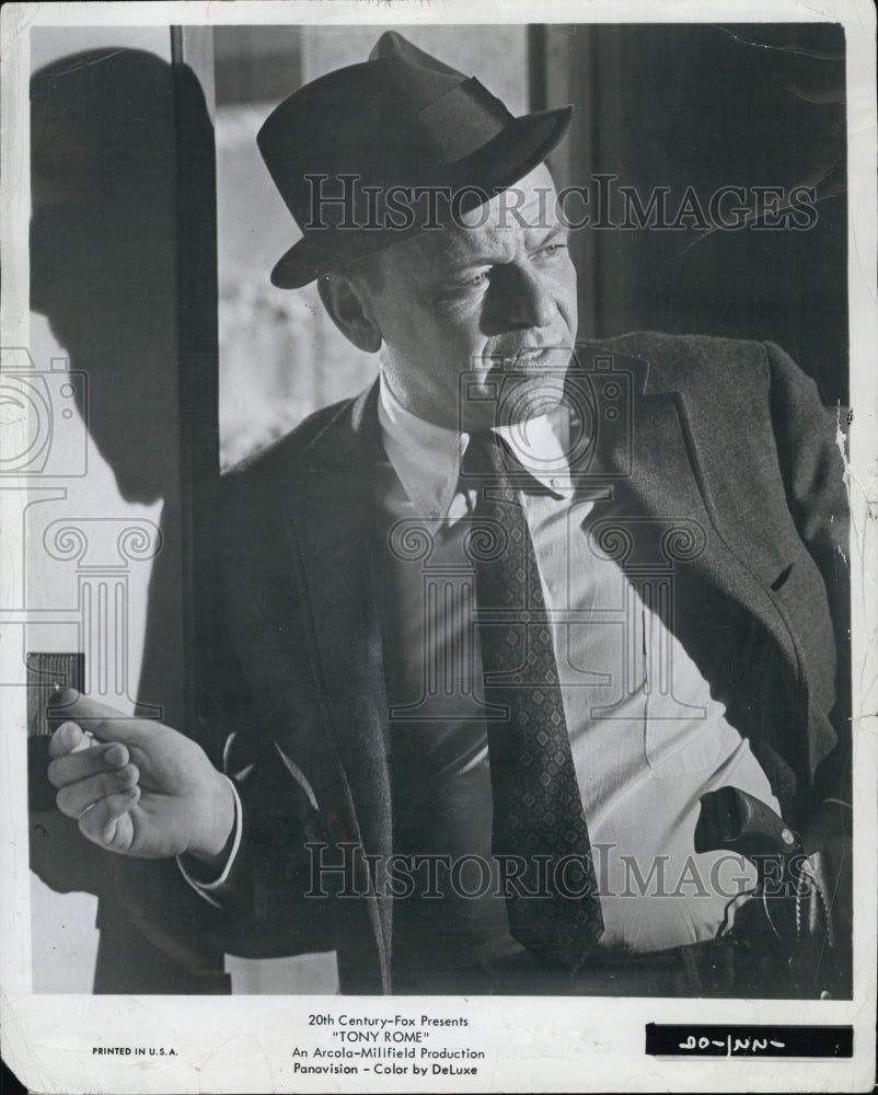 1967 Press Photo Actor Frank Sinatra in &quot;Tony Rome&quot; - Historic Images