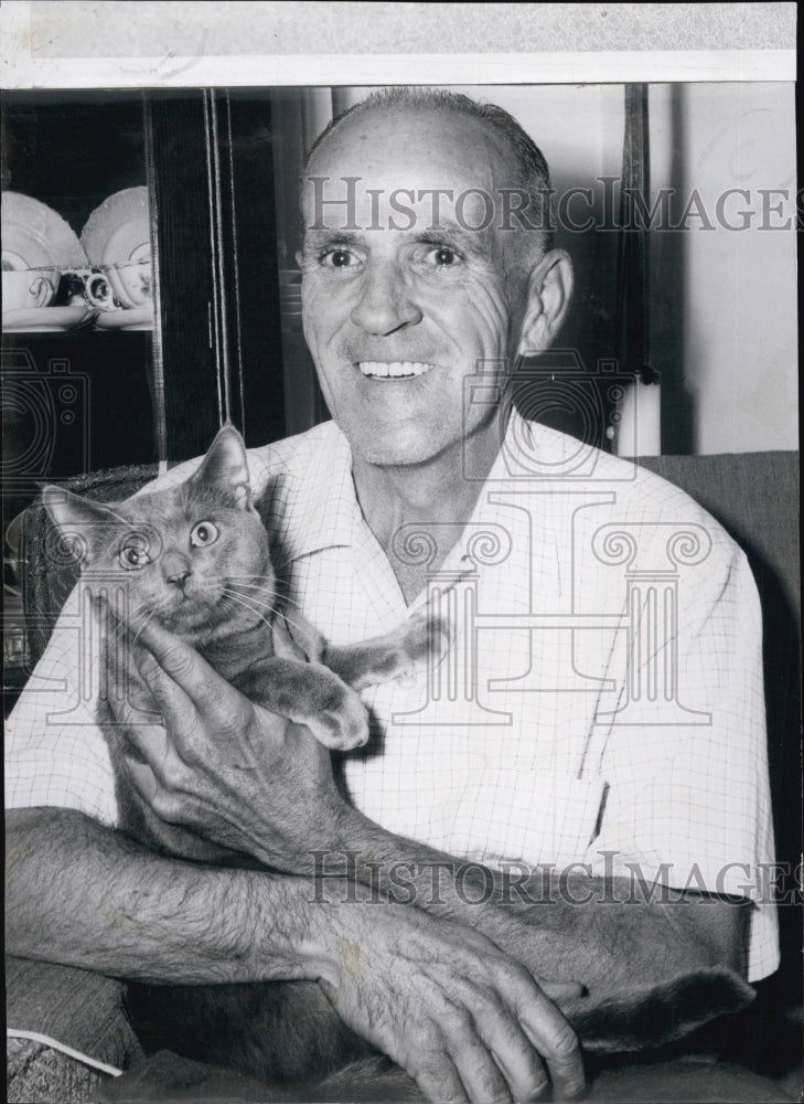 1962 John Miles, a widower, worked in Shipping of Grangier Rush.-Historic Images