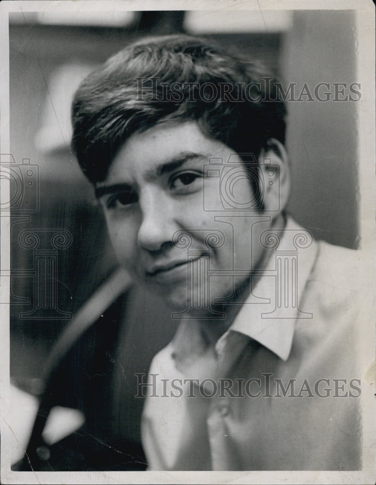 1971 Dennis Daniels Employee of "The Record American" Newspaper-Historic Images