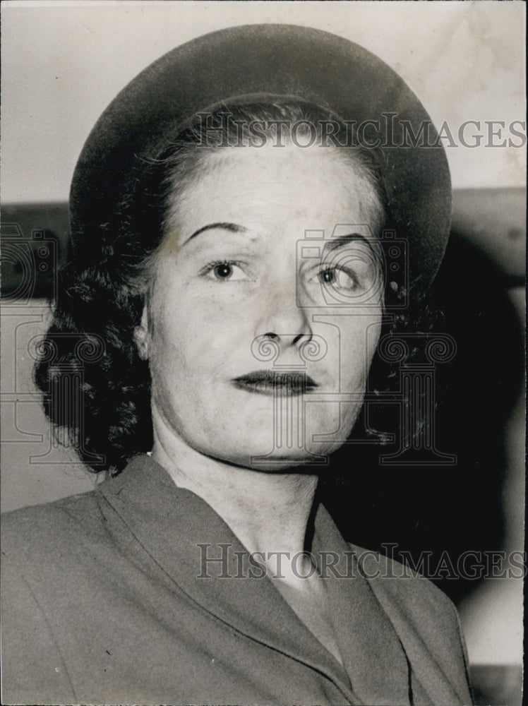1950 Mrs Georgia Phillips Watson Wife of John Watson of Boston-Historic Images