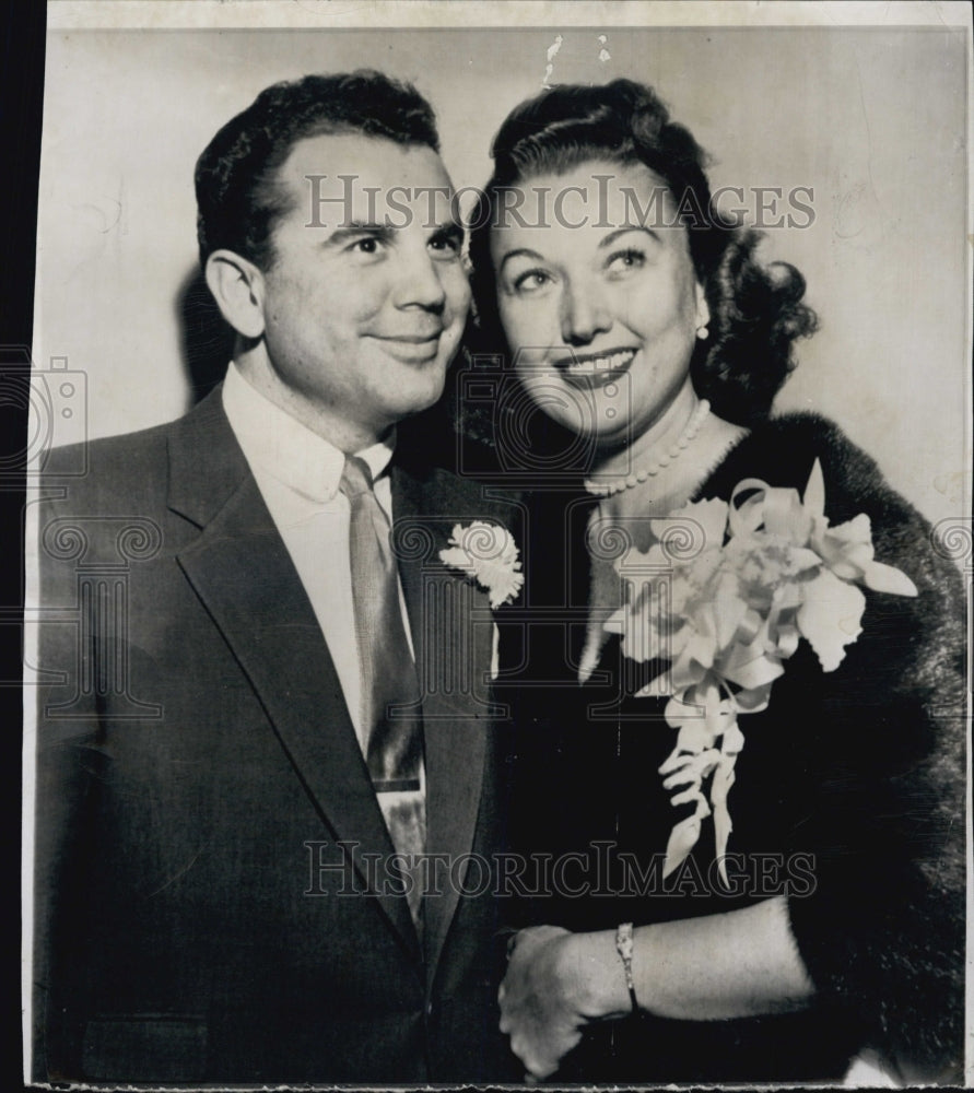 1952 Ginny Simms, Singer and Actress With Husband, Robert Calhoun-Historic Images