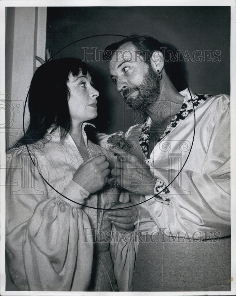 1959 Press Photo Actress Siobhan McKenna in "Twelfth Night"-Historic Images