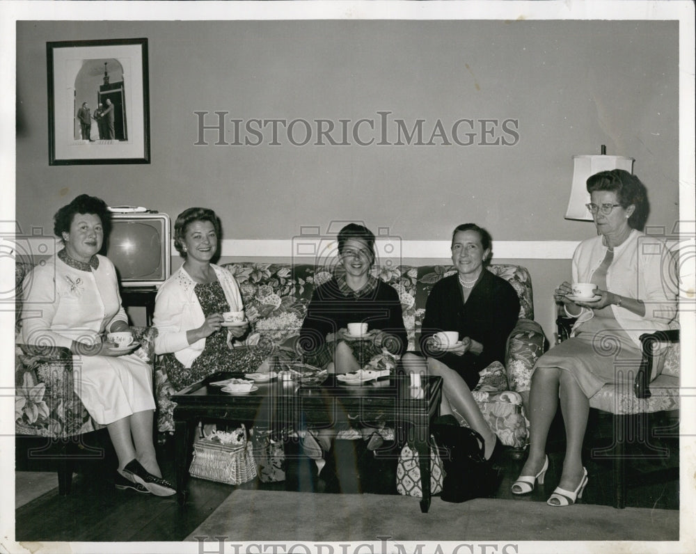 1960 Carroll Dolley, Mrs. James, Mrs. Robert Wittemore, Mrs. Gibson-Historic Images