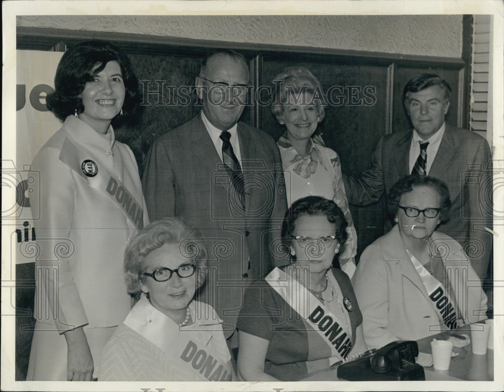 1970 Opening of Donahue Headquaters for Governor.-Historic Images