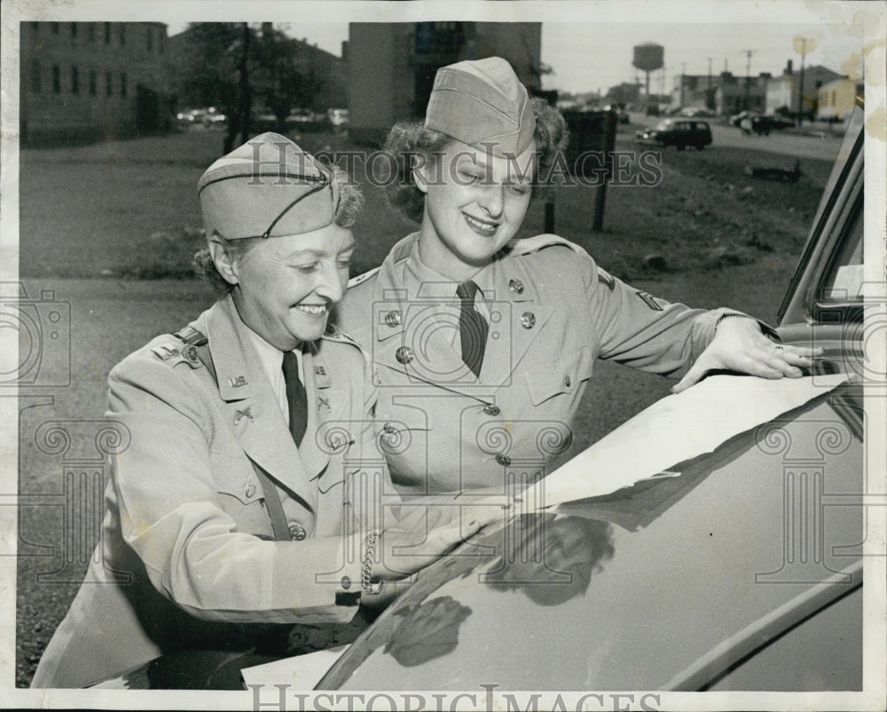 1951 Women’s Transient Detachment Nina Donahue Clarissa Sonk-Historic Images