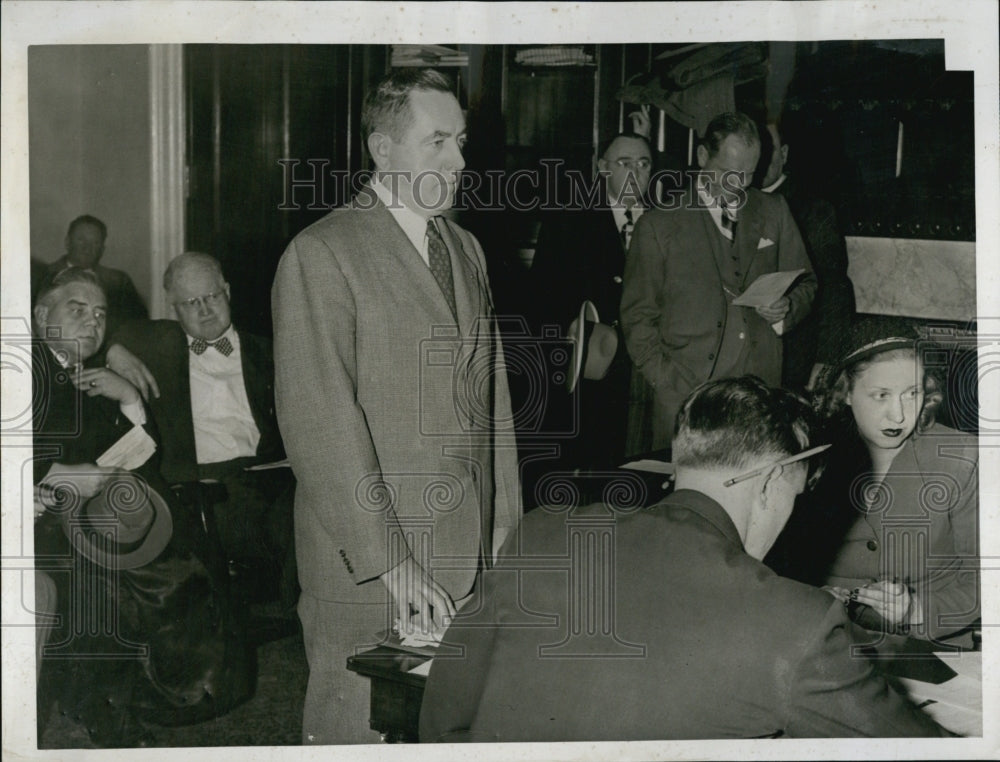 1948 Representative Edward Donlan Introduces House Bill 587-Historic Images