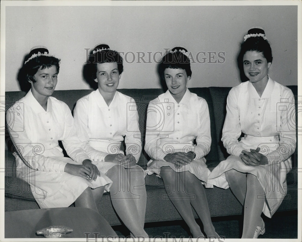 1961 Rosemary Bevacqua,Maureen McGrath,Janet Ramey,Constance Donovan-Historic Images