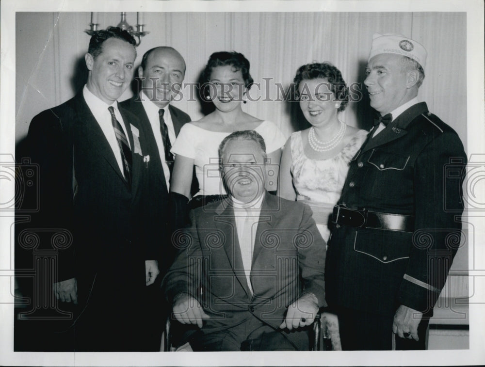 1957 D.A.V. Convention Names New President Caesar Donnaruma-Historic Images