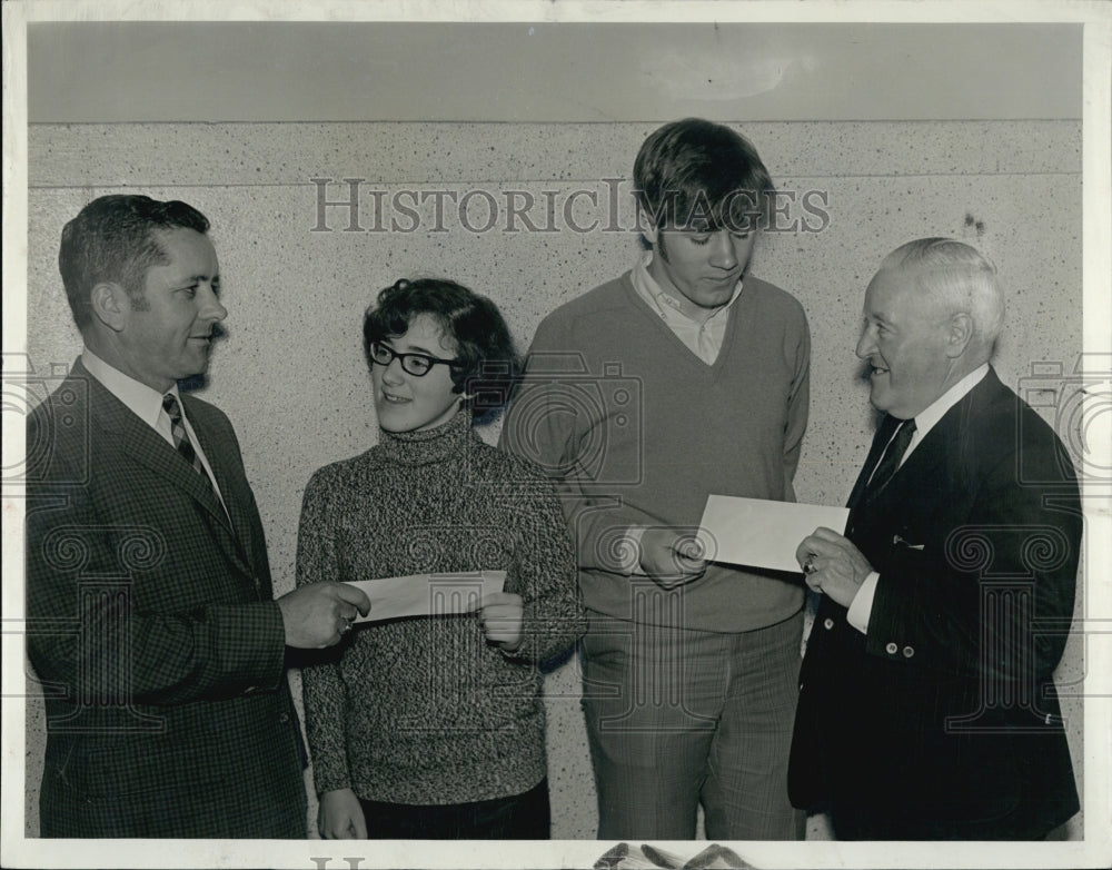 1970 Elks Club Gerard Donahoe Albert Giroux Students Kumin Mackey-Historic Images