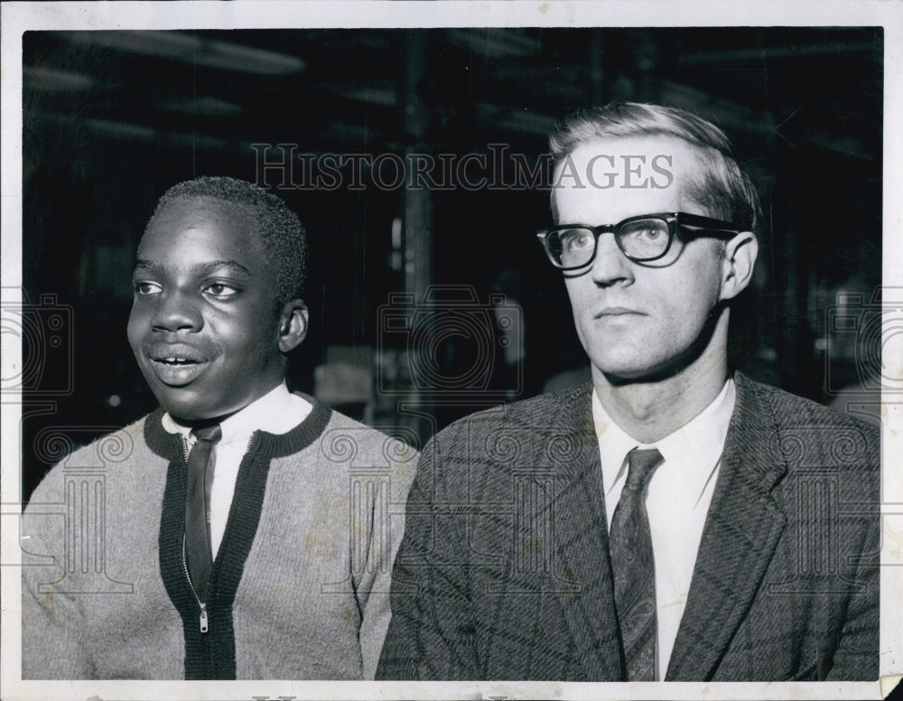 1965 Lester Lee (L) & Victor Skende (R) Youth Worker-Historic Images