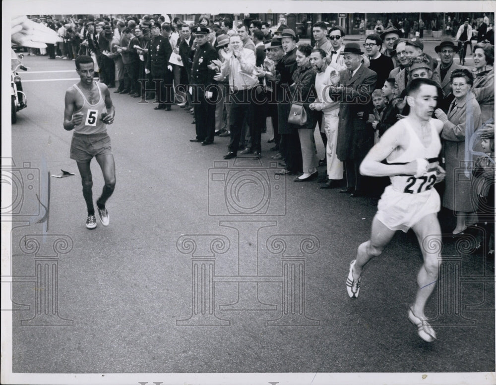 1963 Aurele Van Den and Aberbe Bikila, Runners-Historic Images