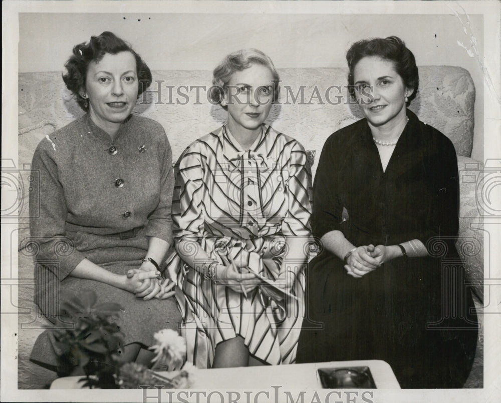 1964 Mrs. Chas De Varennes, Mrs. John Sullivan and Aurelia Kelley-Historic Images