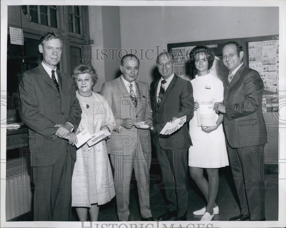 1971 Boston Postmaster George Walker Hospital Tribute Post Card-Historic Images