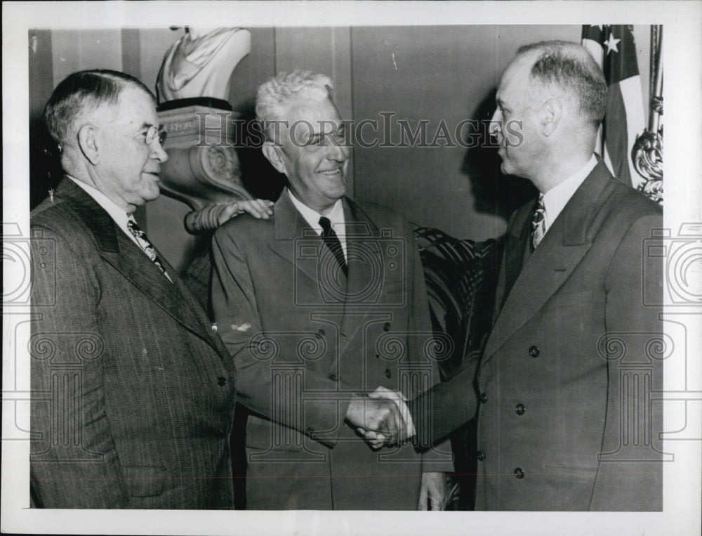1946 George "Robin" Swift, Sen. Alben Barkley, Sen. Lister Hill-Historic Images
