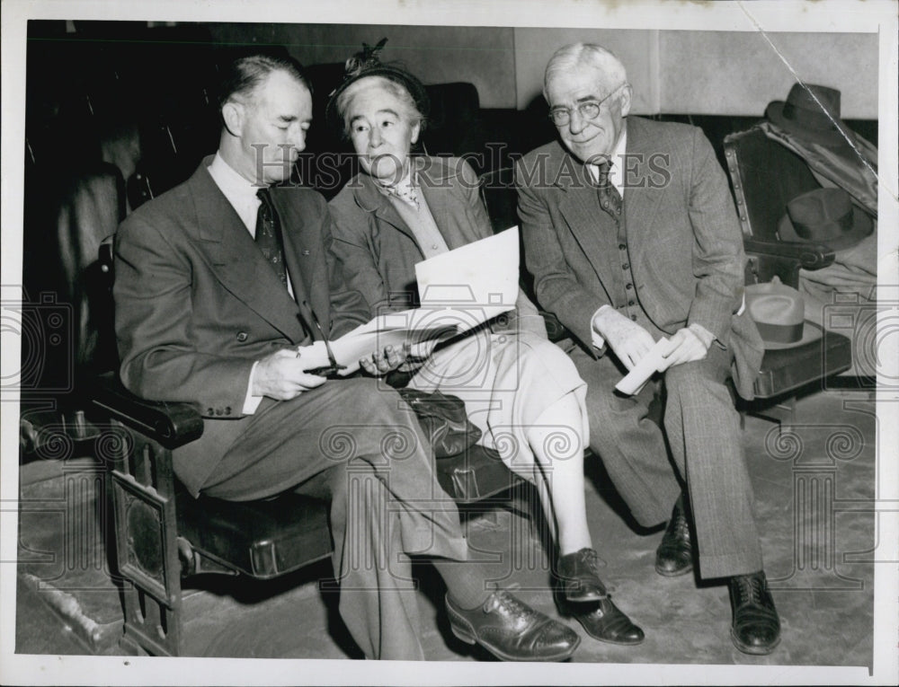 1950 Austin McCormick, Dr. Miriam Van Waters &amp; LaRue Brown-Historic Images