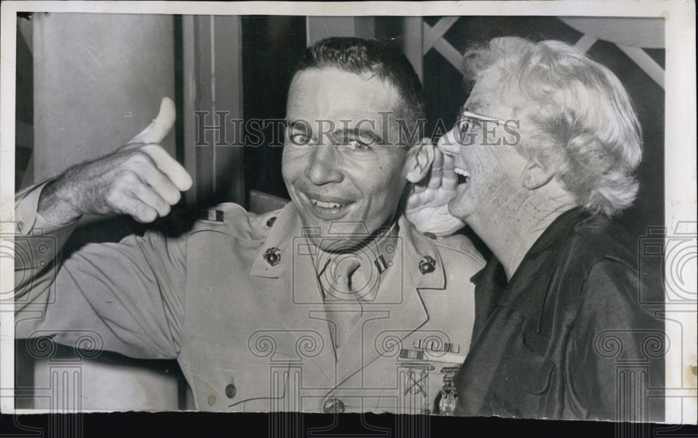 1955 Marine Capt. Richard McCutchen & Mrs. Myrtle Power-Historic Images