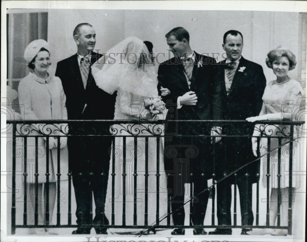 1989 Wedding of Pres.Lyndon Johnson daughter Luci Nugent.-Historic Images