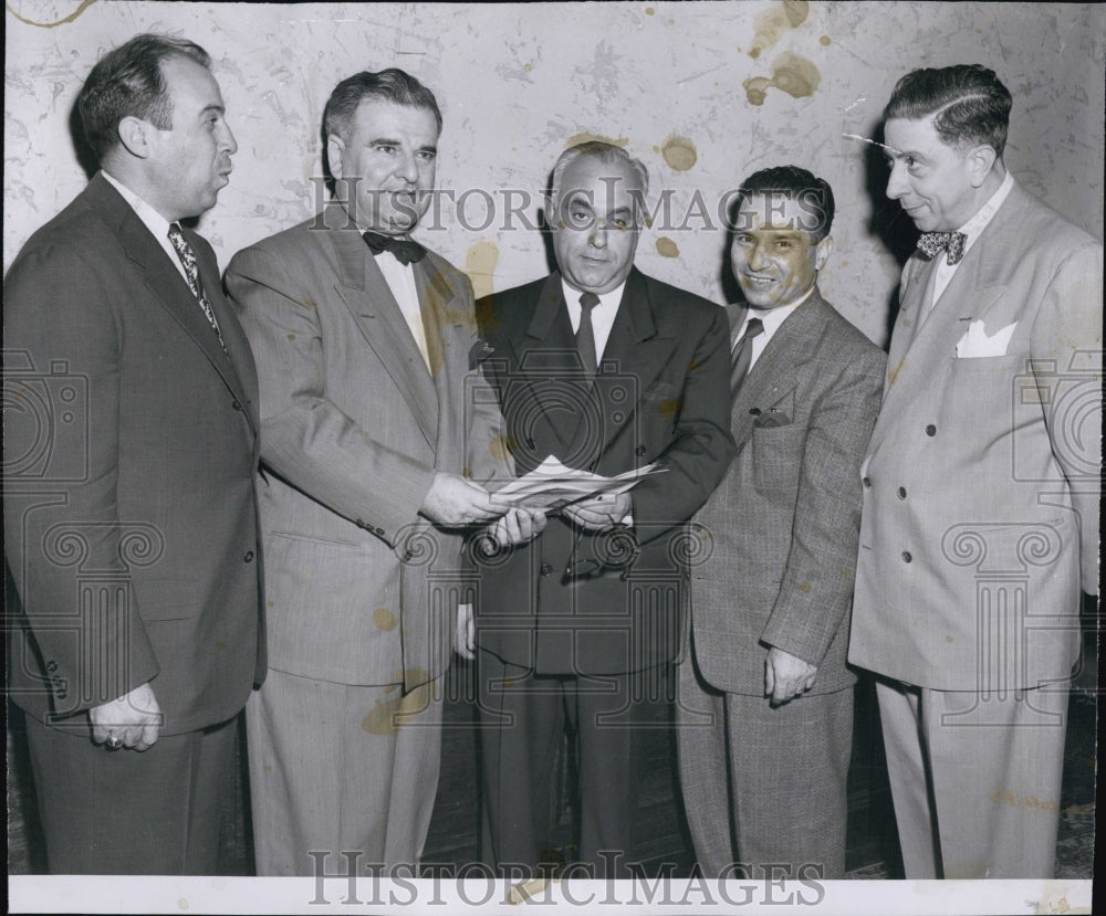 1951 Sons Of Italy Corrasi Wobrun Campisi Waltham Marcello-Historic Images