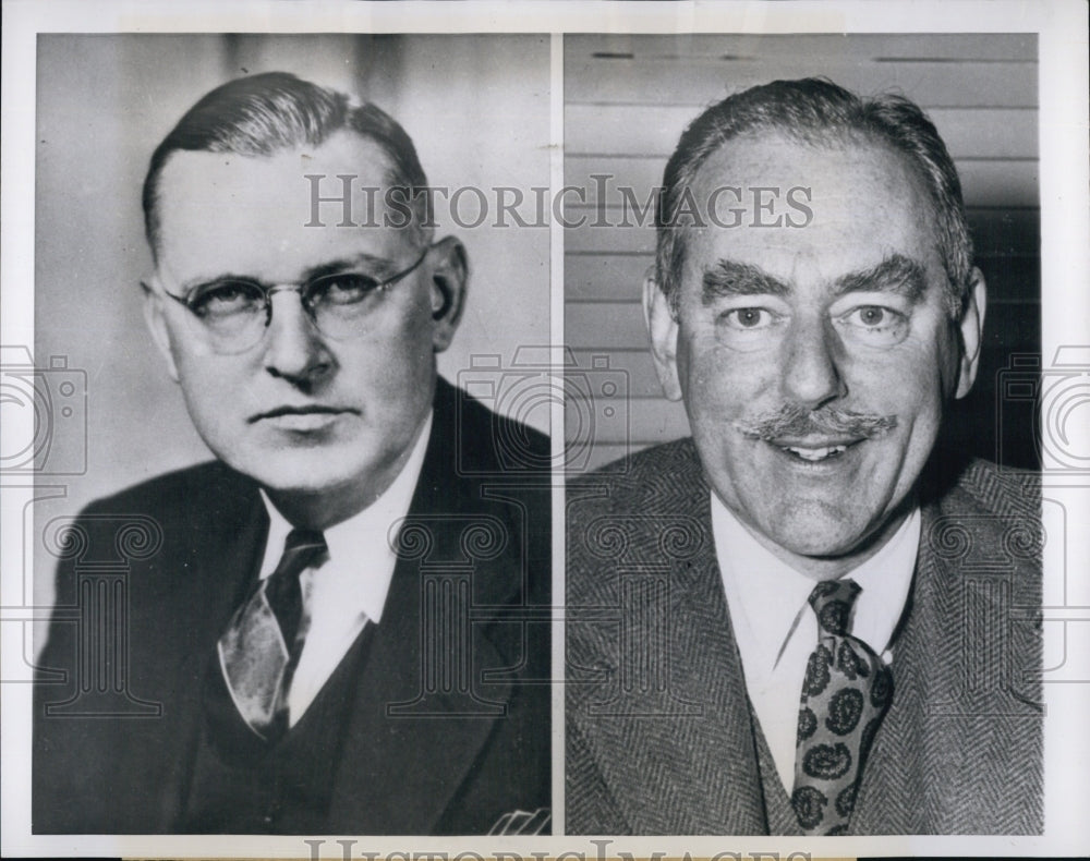 1952 President Assistant John Steelman Treasury Secretary Acheson-Historic Images