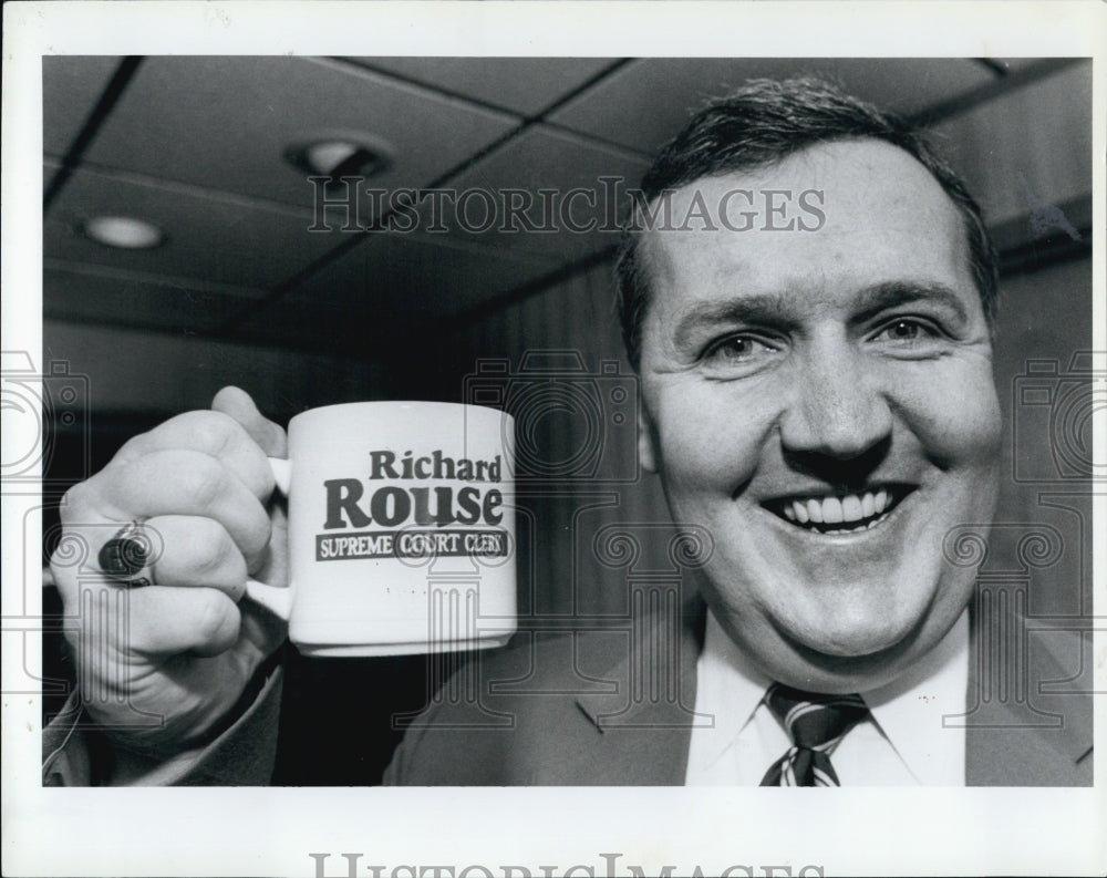 1989 Richard Rouse Democratic Caucus With His Coffee Mug-Historic Images