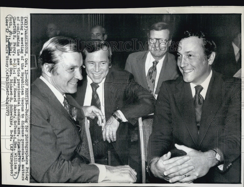 1973 Senator William V Roth Jr Republican Delaware-Historic Images