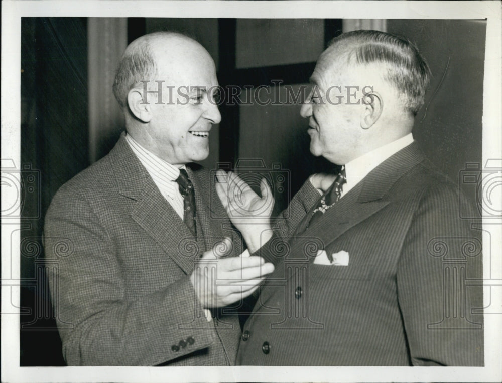 1937 Rep.William O.Connery of Mass. and Sen.Robert Wagner.-Historic Images