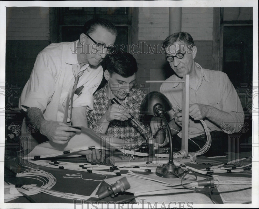 1957 Octopus Cable Assembled at Workshops for the Handicapped-Historic Images