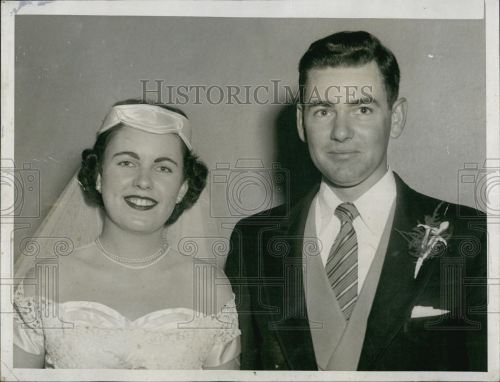 1955 Mr &amp; Mrs Frederick Connors of Somerville-Historic Images