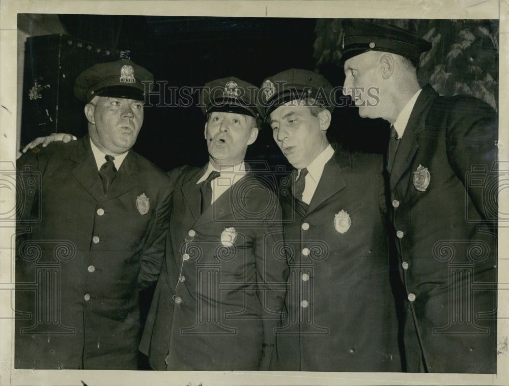 1941 Thomas Johnston, John Neary, Herman Blake, Luke Farley, Police-Historic Images