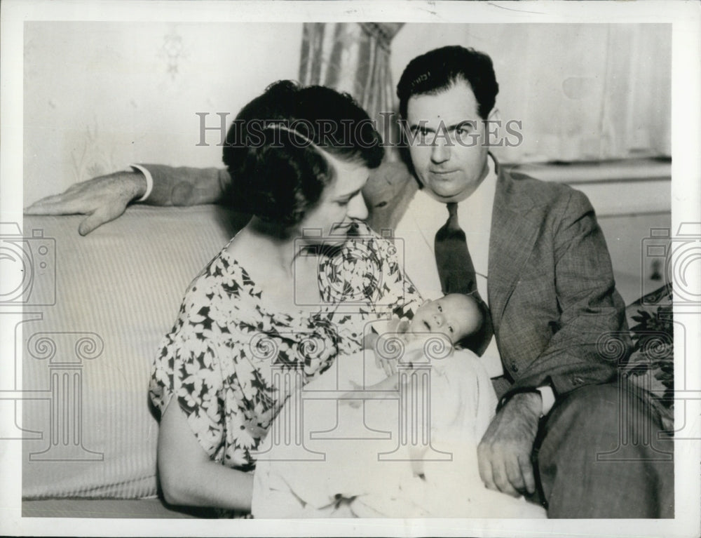 1936 Olin Johnson, Governor of South Carolina With Wife-Historic Images